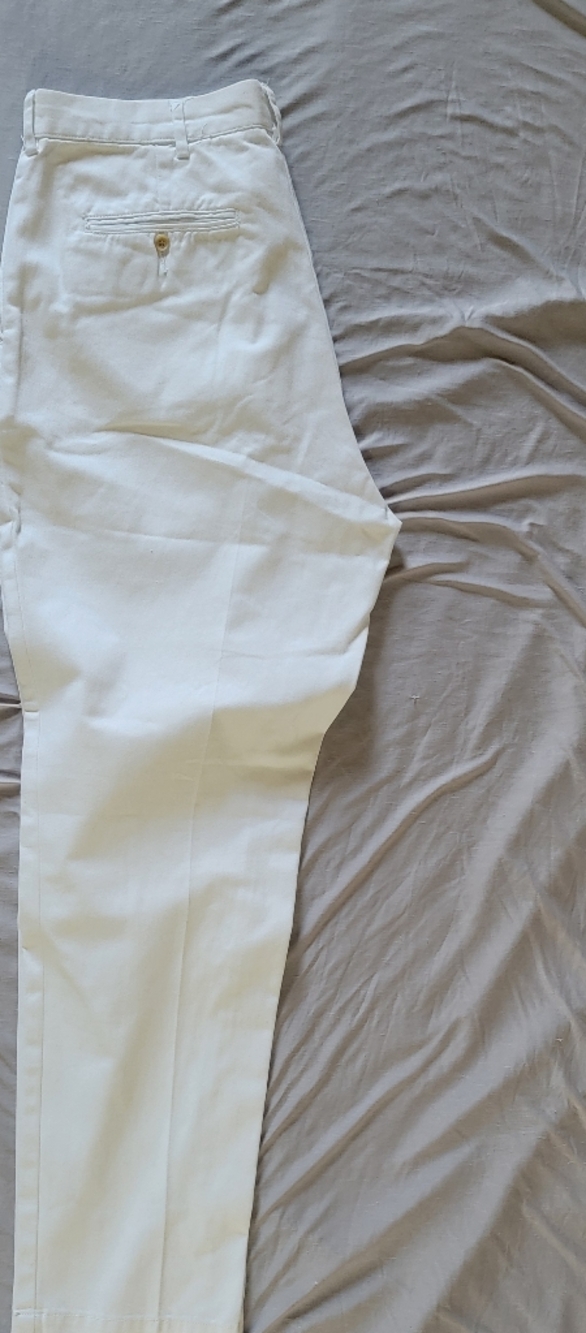 White Mens Chino Ralph Lauren Pants